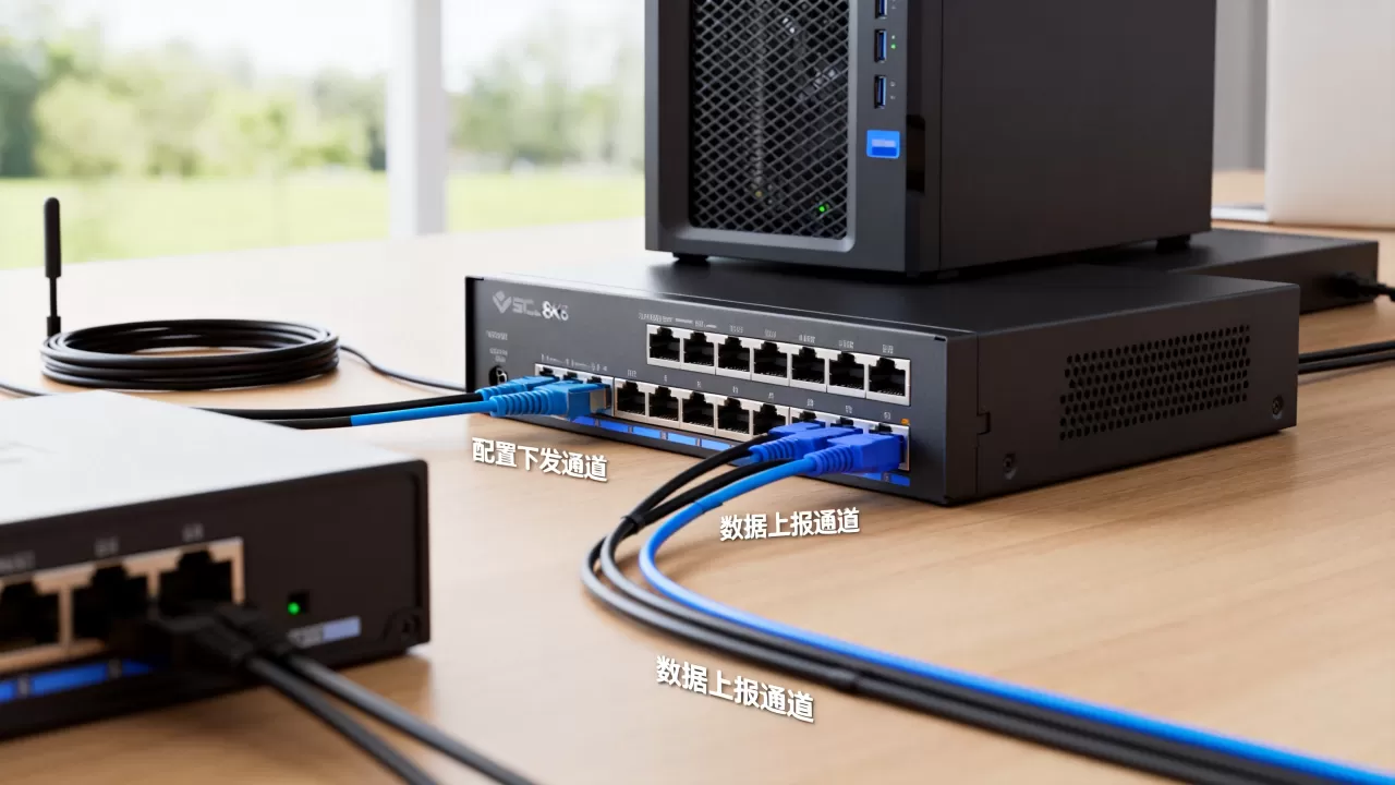 配置下发通道与数据上报通道怎么分离？，如何分离配置下发通道