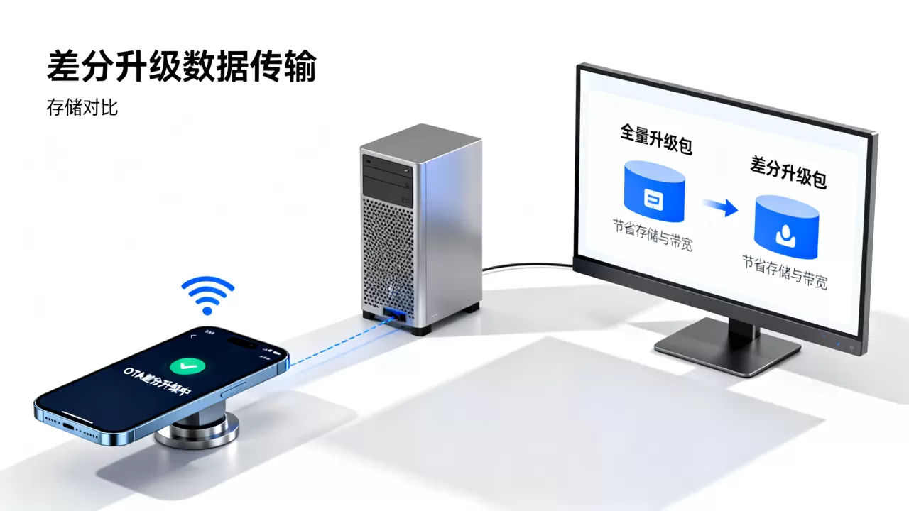 设备固件OTA差分升级如何节省存储与带宽，什么是OTA差分升级？