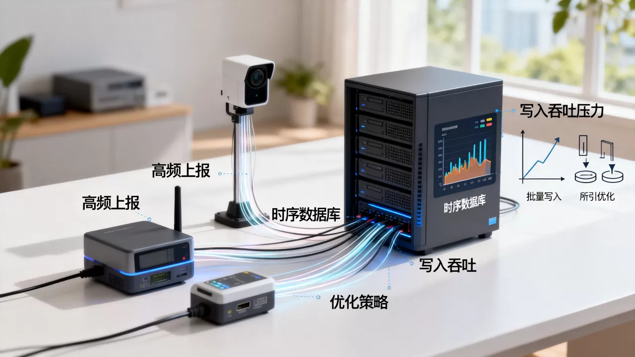 设备高频上报对时序数据库写入吞吐压力很大吗,怎么优化? 设备高频上报对时序数据库写入吞吐压力很大吗,怎么优化?