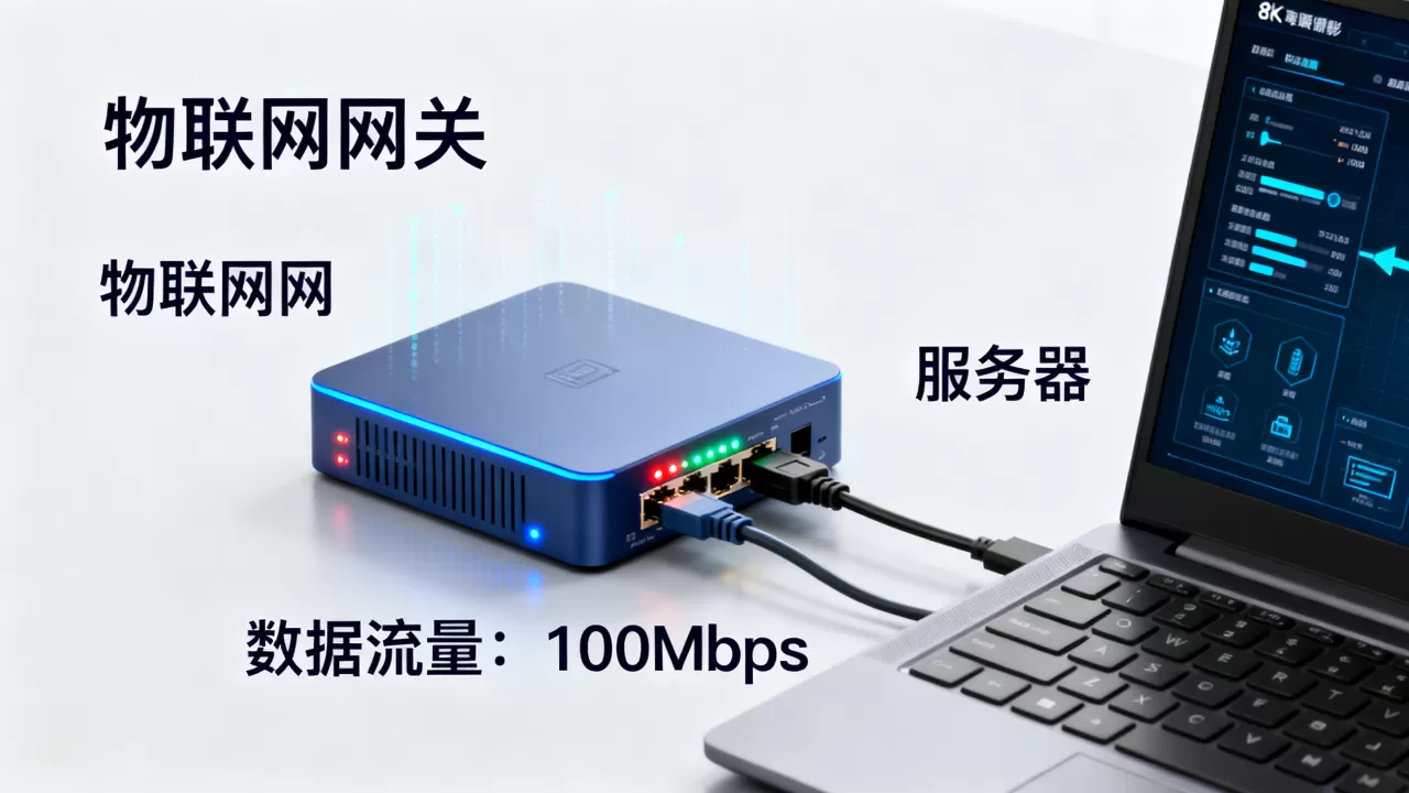 物联网网关汇聚后上报的服务器带宽该如何估算，数据量怎么算