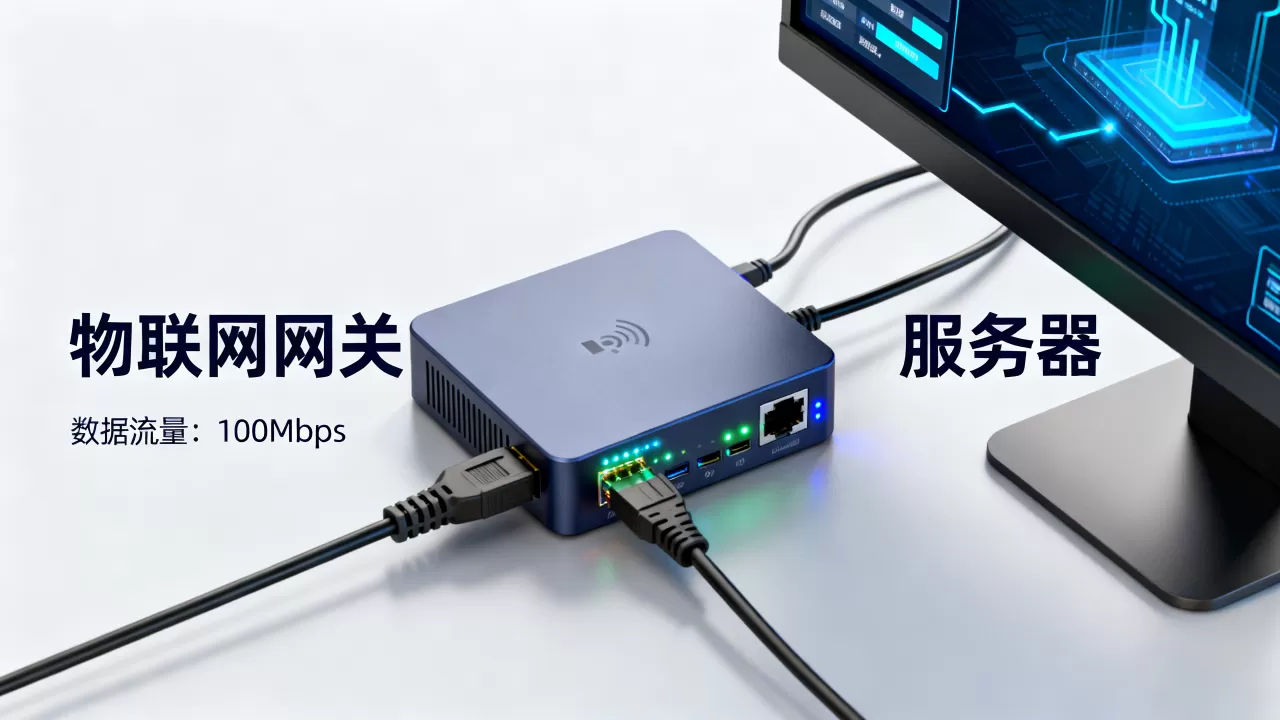 物联网网关汇聚后上报的服务器带宽该如何估算，数据量怎么算