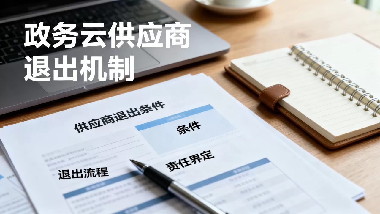 政务云建设里供应商退出机制怎么写，退出条件与流程如何制定？