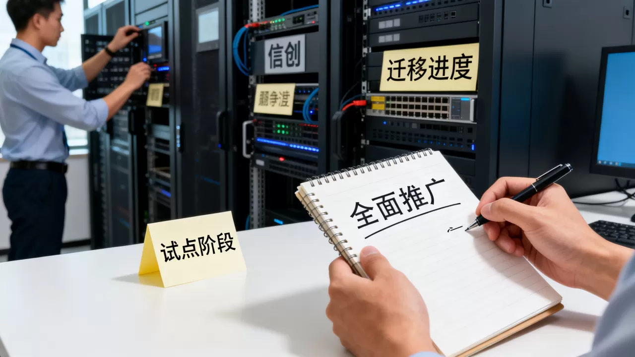 如何把控从试点到全面推广的信创迁移节奏？信创迁移节奏怎么把握？