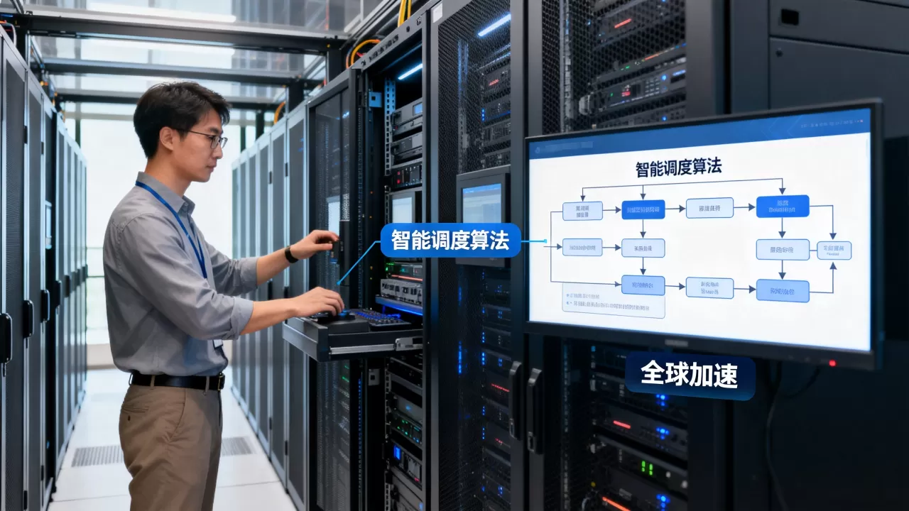 全球加速中智能调度如何实现？智能调度算法原理是什么？