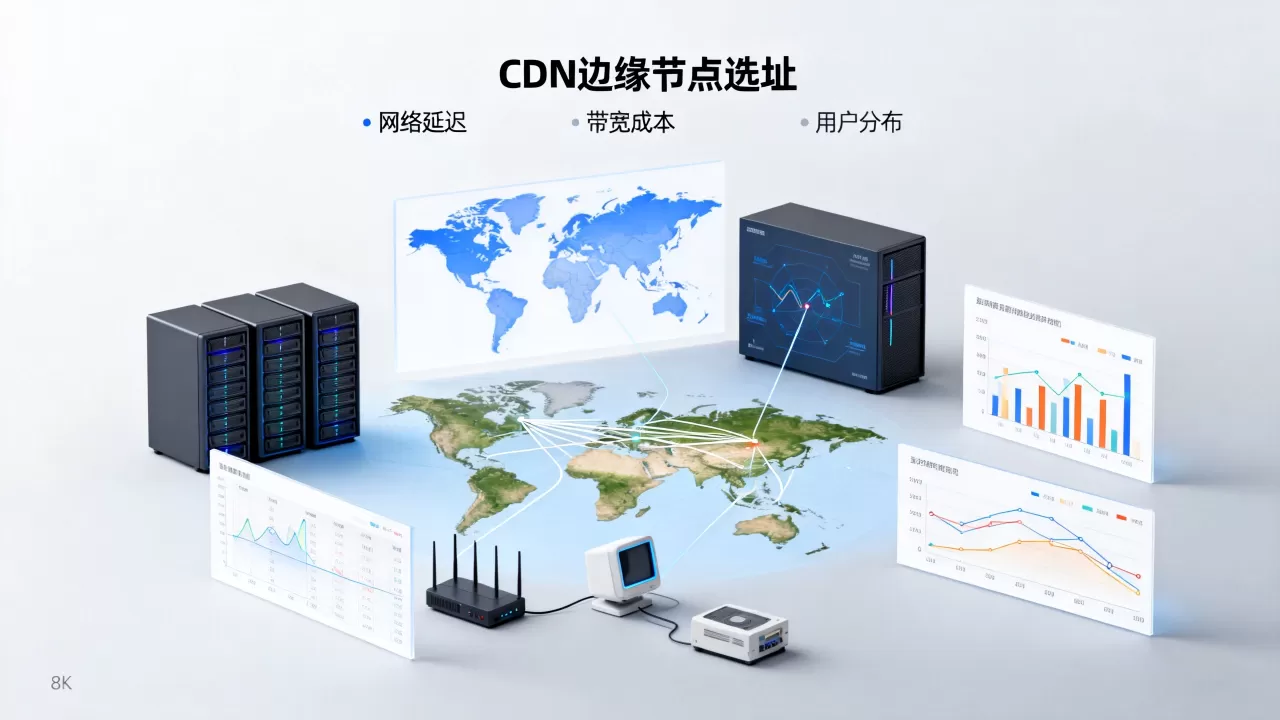 多区域CDN边缘节点选址有哪些考量因素？怎么选？