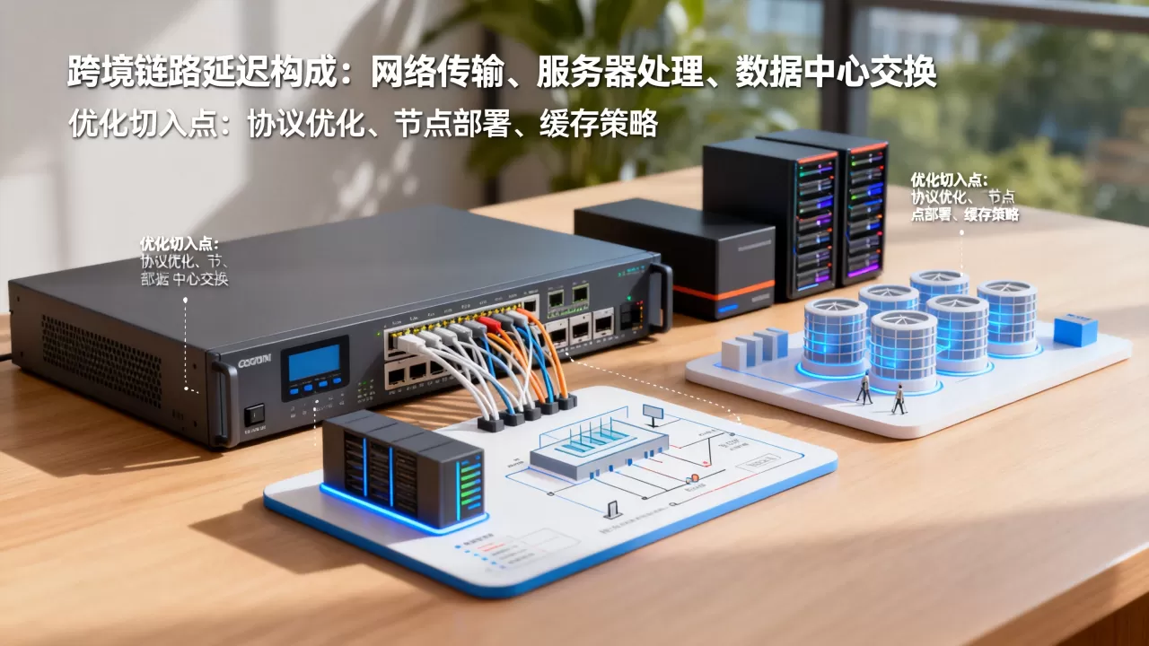 跨境链路延迟由哪些部分构成？如何优化切入点？