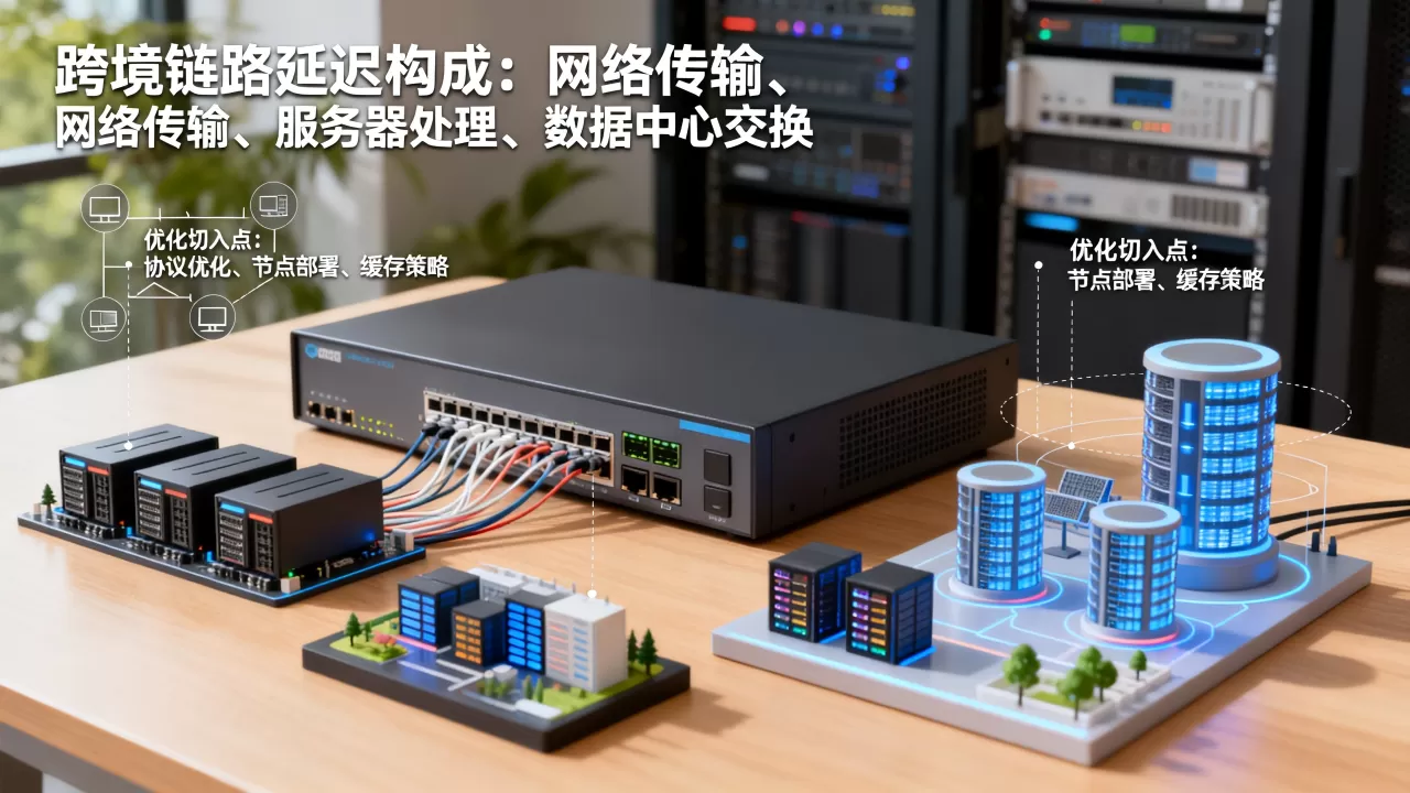 跨境链路延迟由哪些部分构成？如何优化切入点？