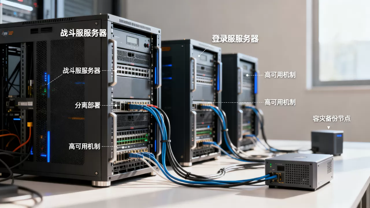 战斗服与登录服分离部署有啥容灾价值,游戏服务器高可用怎么实现 战斗服与登录服分离部署有啥容灾价值,游戏服务器高可用怎么实现
