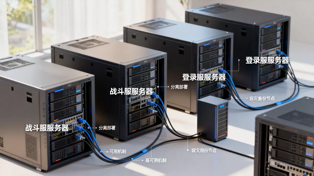 战斗服与登录服分离部署有啥容灾价值,游戏服务器高可用怎么实现 战斗服与登录服分离部署有啥容灾价值,游戏服务器高可用怎么实现