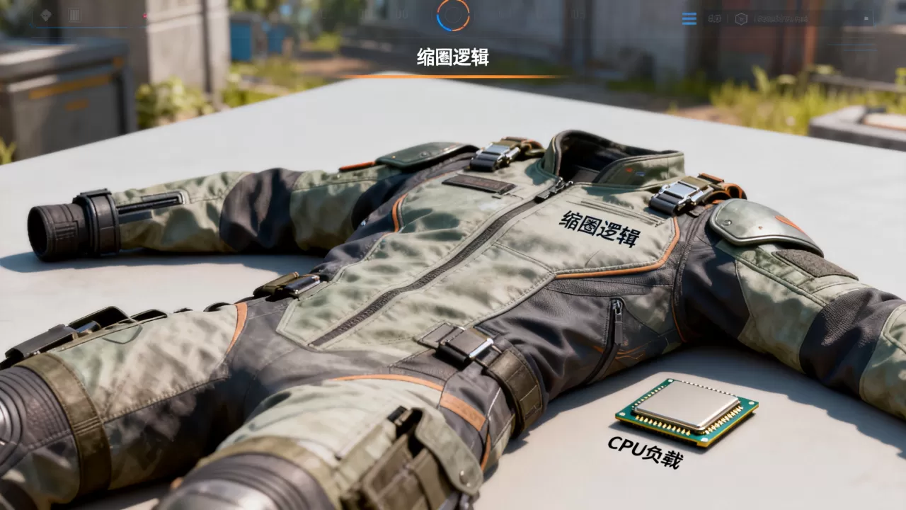 大逃杀缩圈逻辑为何让战斗服CPU不堪重负，怎么办