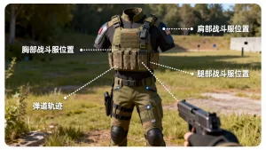 战斗服部署位置怎样影响弹道判定，射击游戏战斗服位置会影响命中吗