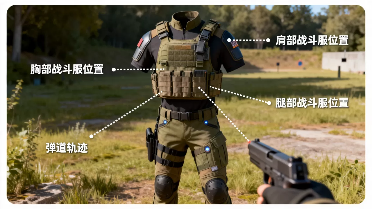 战斗服部署位置怎样影响弹道判定，射击游戏战斗服位置会影响命中吗