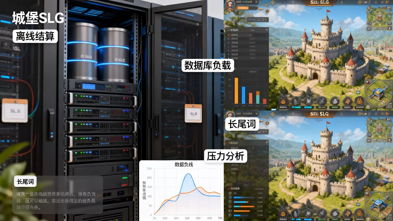 城堡SLG离线结算给数据库带来啥负载?长尾词,数据库压力大不大 城堡SLG离线结算给数据库带来啥负载?长尾词,数据库压力大不大