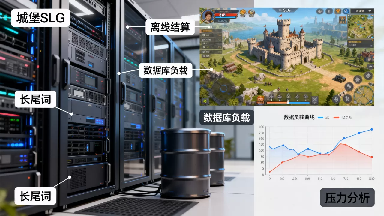 城堡SLG离线结算给数据库带来啥负载?长尾词,数据库压力大不大 城堡SLG离线结算给数据库带来啥负载?长尾词,数据库压力大不大