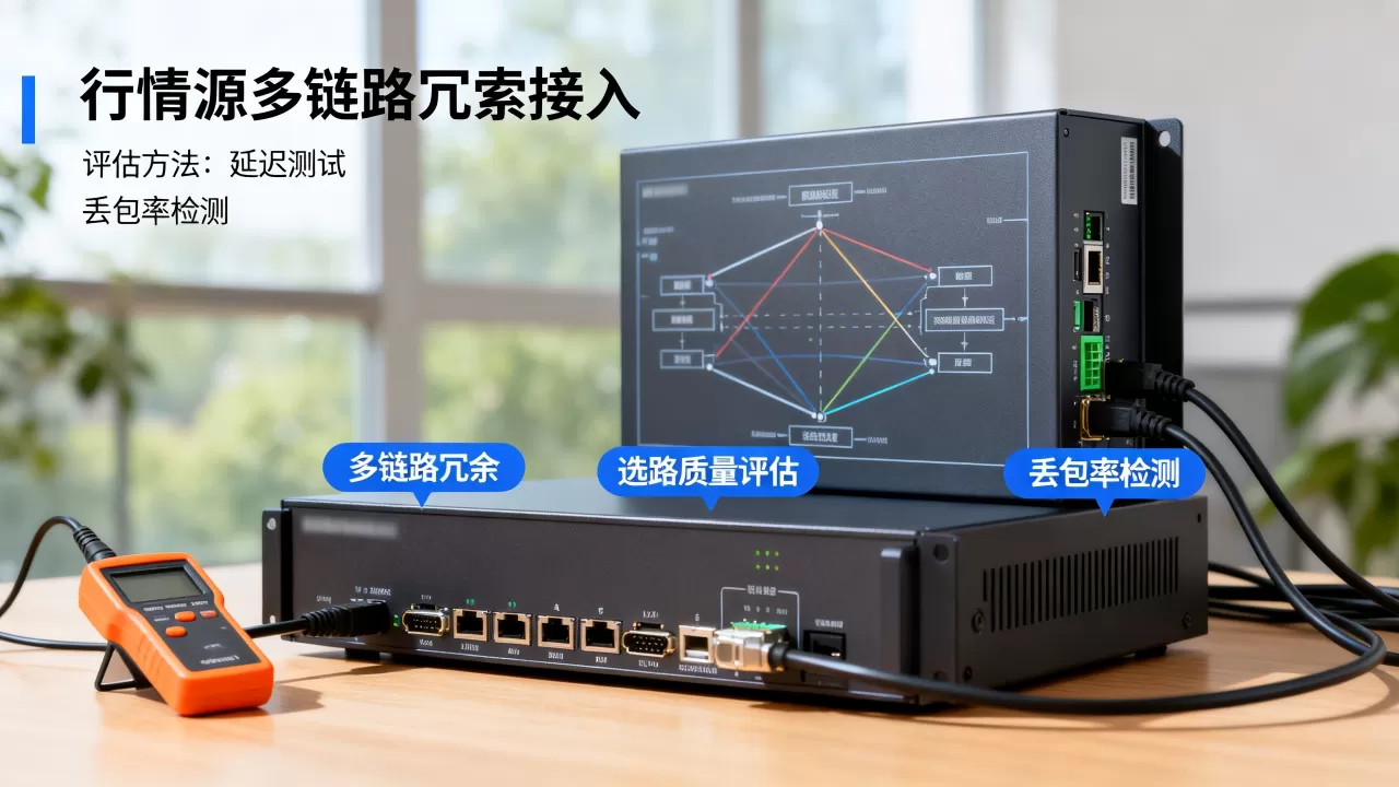 行情源多链路冗余接入的选路质量如何评估？，评估方法有哪些