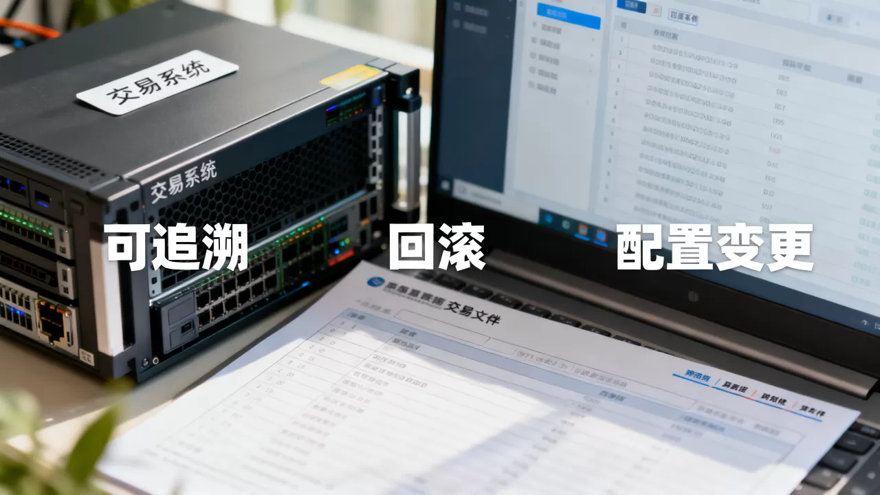 交易系统配置变更如何做到可追溯与回滚?,配置变更回滚方案 交易系统配置变更如何做到可追溯与回滚?,配置变更回滚方案