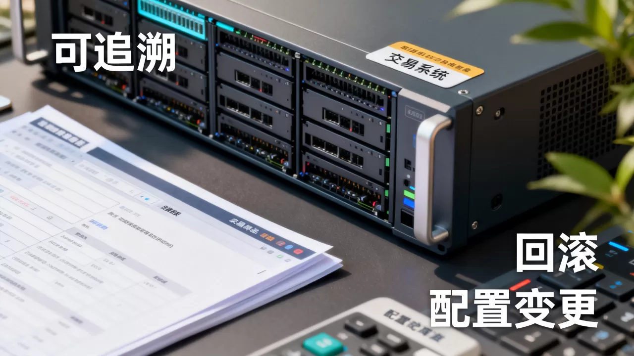 交易系统配置变更如何做到可追溯与回滚?,配置变更回滚方案 交易系统配置变更如何做到可追溯与回滚?,配置变更回滚方案