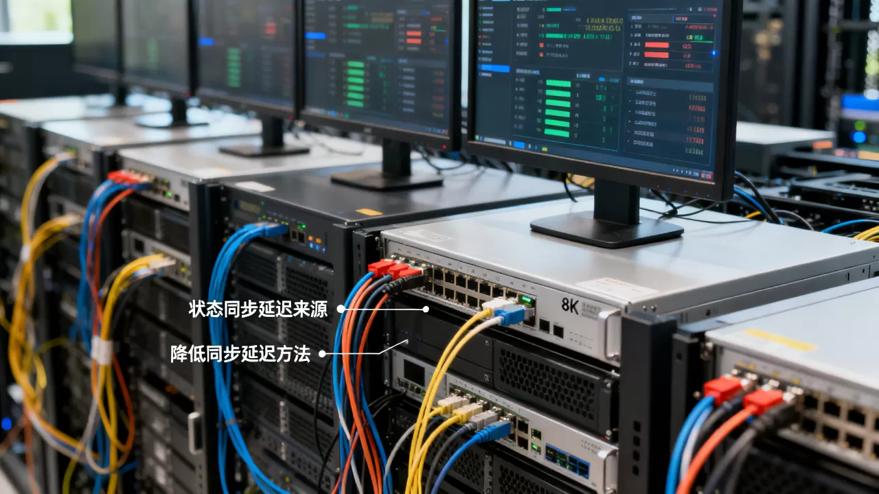 撮合系统热备节点状态同步延迟来源有哪些，如何降低同步延迟？