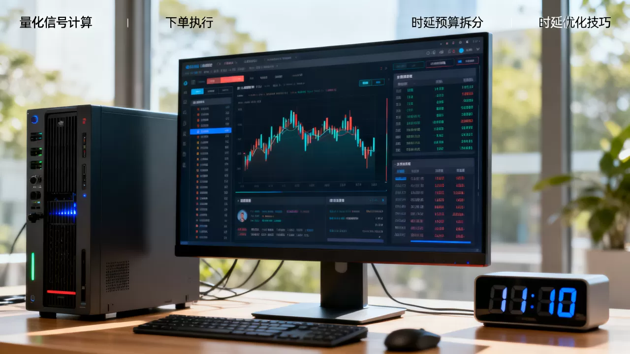 量化信号计算与下单执行的时延预算怎样拆分，时延优化技巧有哪些