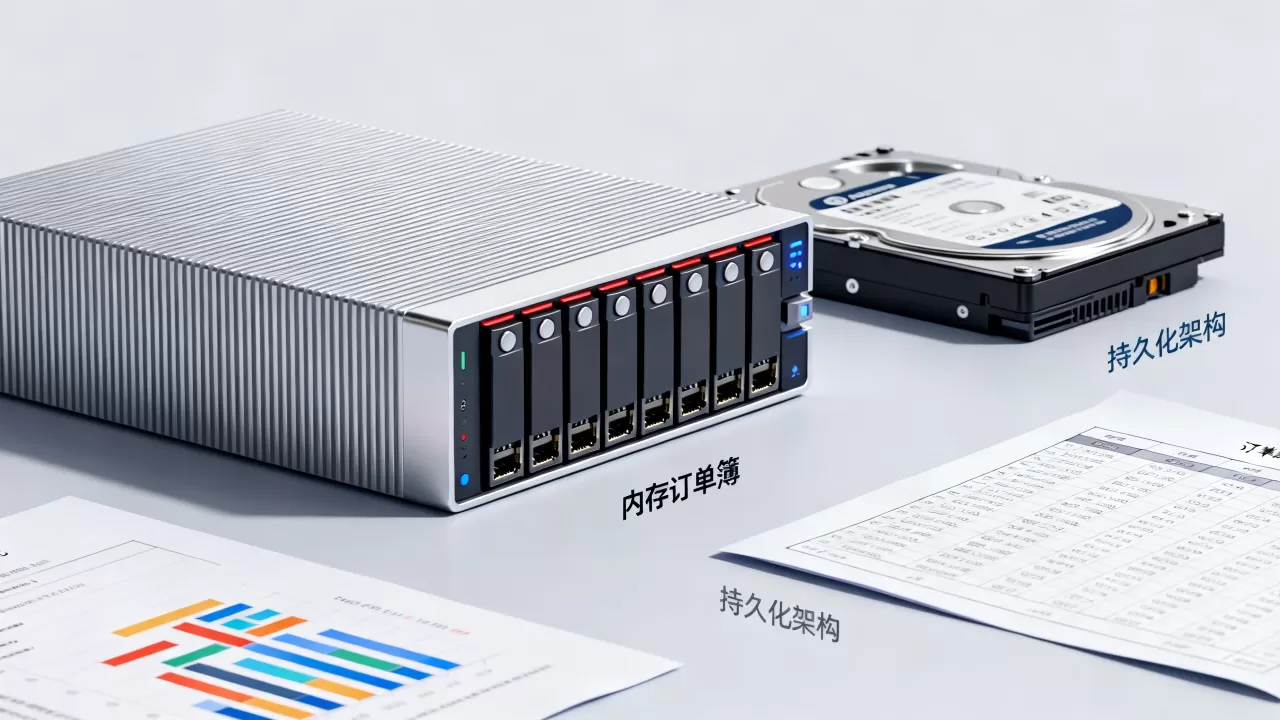 撮合引擎内存订单簿与持久化如何取舍？，订单簿持久化架构方案