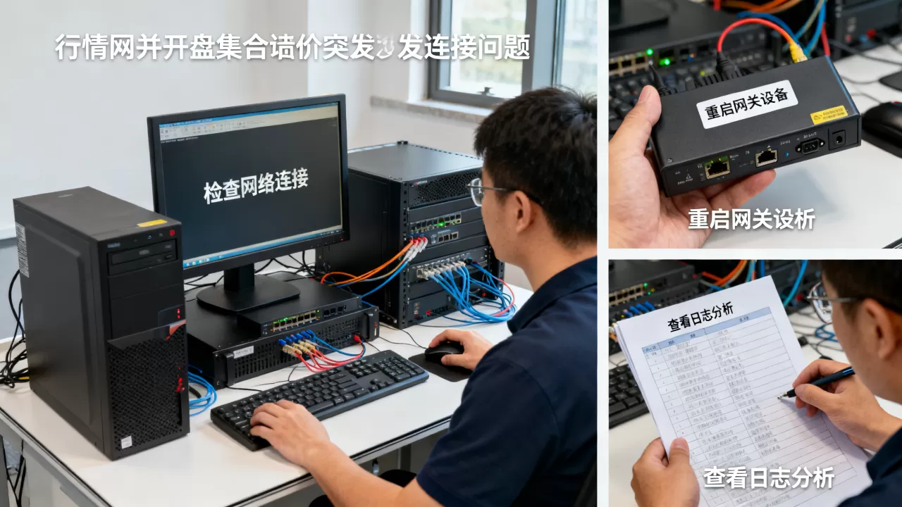 行情网关开盘集合竞价突发连接如何处理,连接超时怎么办? 行情网关开盘集合竞价突发连接如何处理,连接超时怎么办?