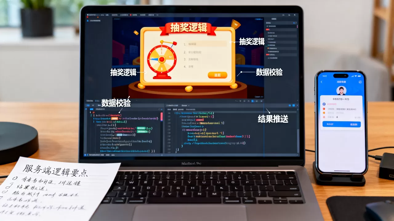 直播课答题抽奖实时开奖怎么实现？服务端逻辑是什么？
