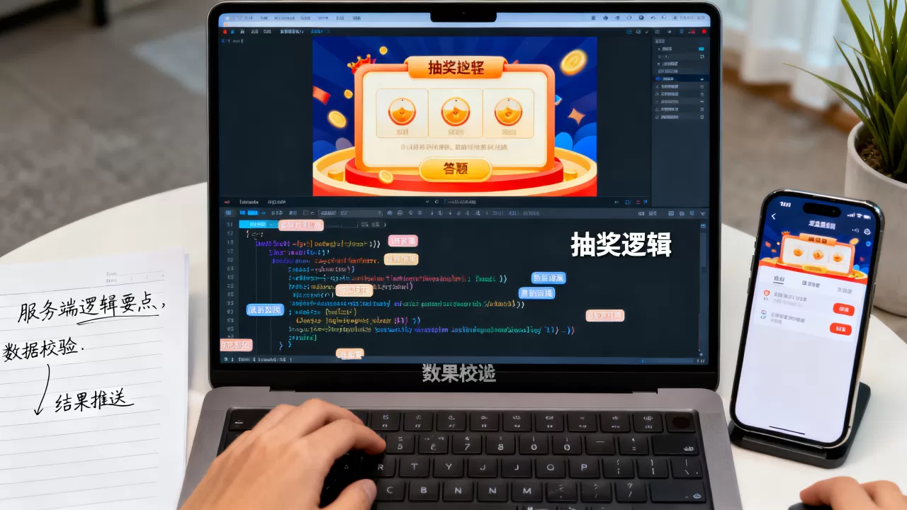 直播课答题抽奖实时开奖怎么实现？服务端逻辑是什么？