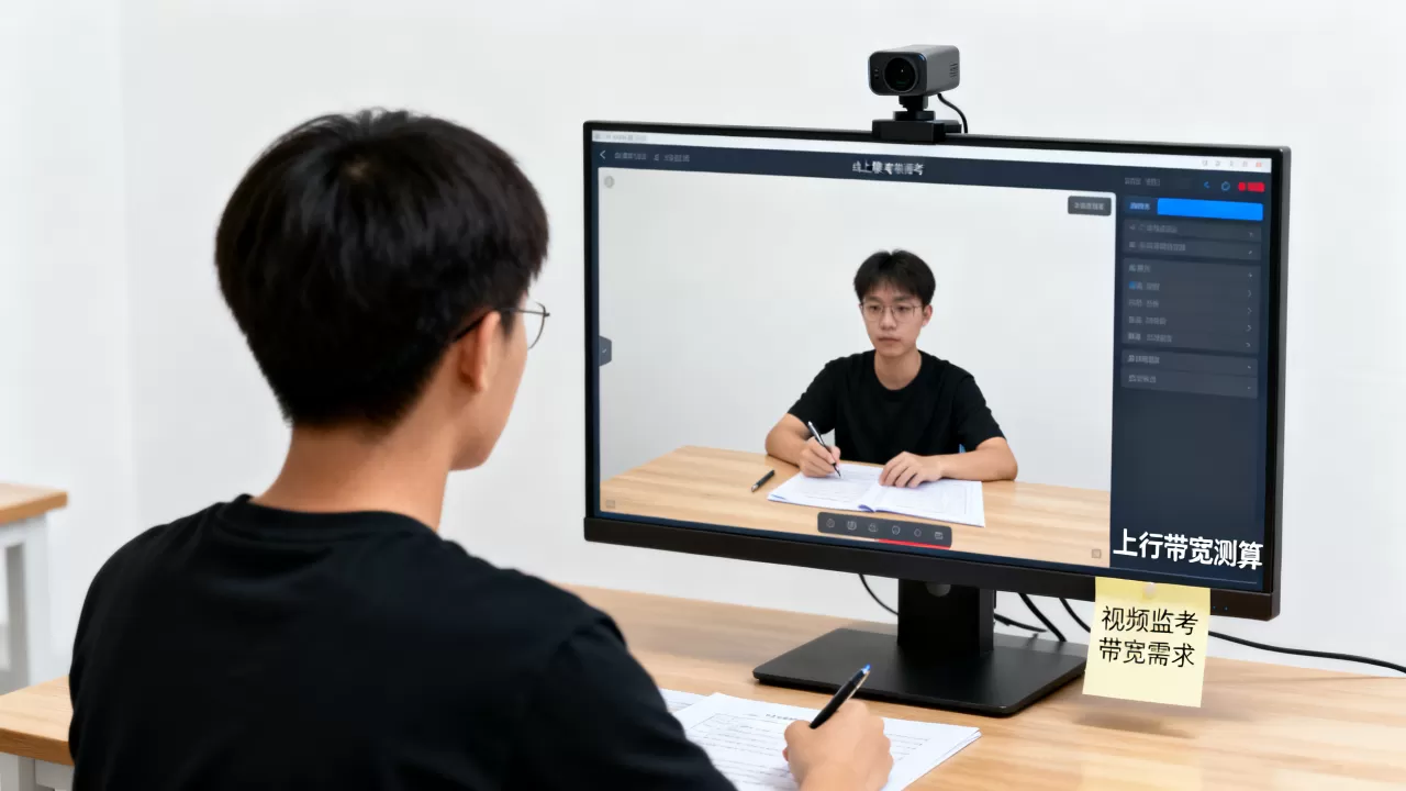 考试季线上模考视频监考的上行带宽怎么测算?,线上考试需要多少带宽 考试季线上模考视频监考的上行带宽怎么测算?,线上考试需要多少带宽