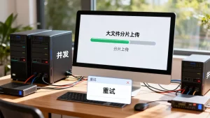 课程资源大文件分片上传如何并发与重试？大文件上传并发重试策略