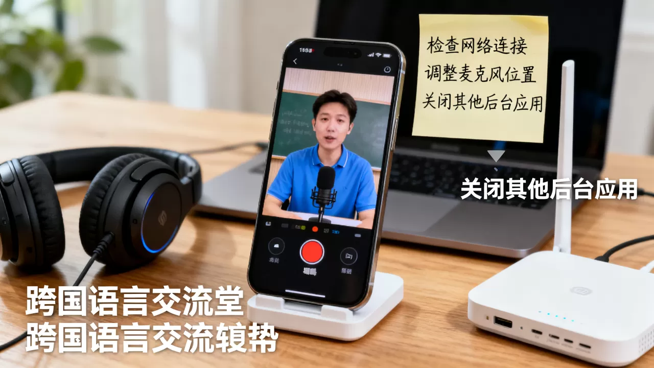 跨国语言交换课堂语音连麦质量差怎么办?提升通话清晰度方法 跨国语言交换课堂语音连麦质量差怎么办?提升通话清晰度方法