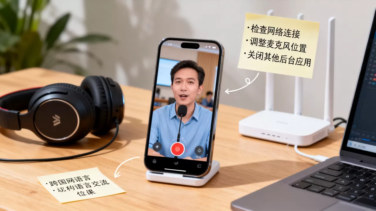 跨国语言交换课堂语音连麦质量差怎么办?提升通话清晰度方法 跨国语言交换课堂语音连麦质量差怎么办?提升通话清晰度方法