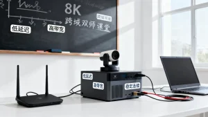跨境双师课堂板书同步的网络质量要求