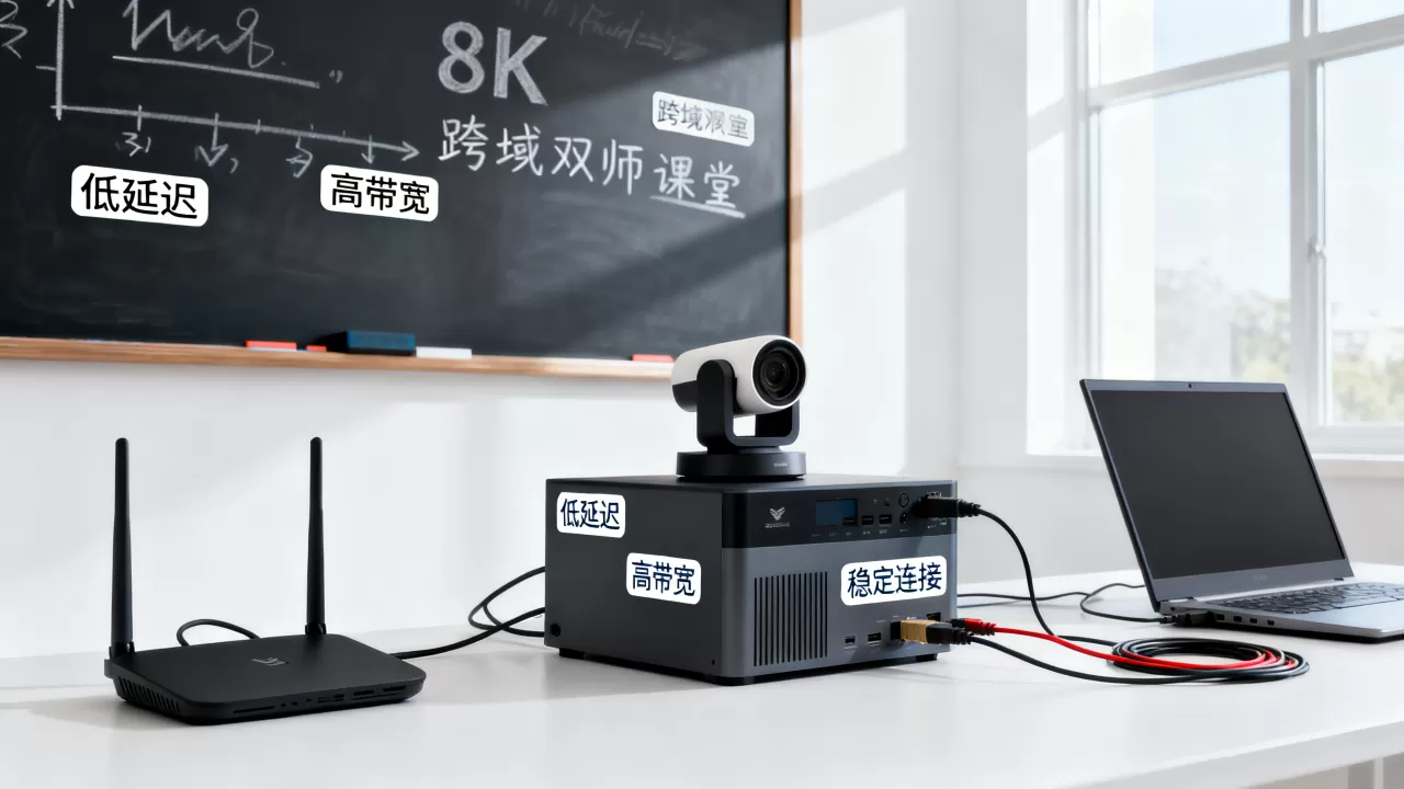 跨境双师课堂板书同步的网络质量要求