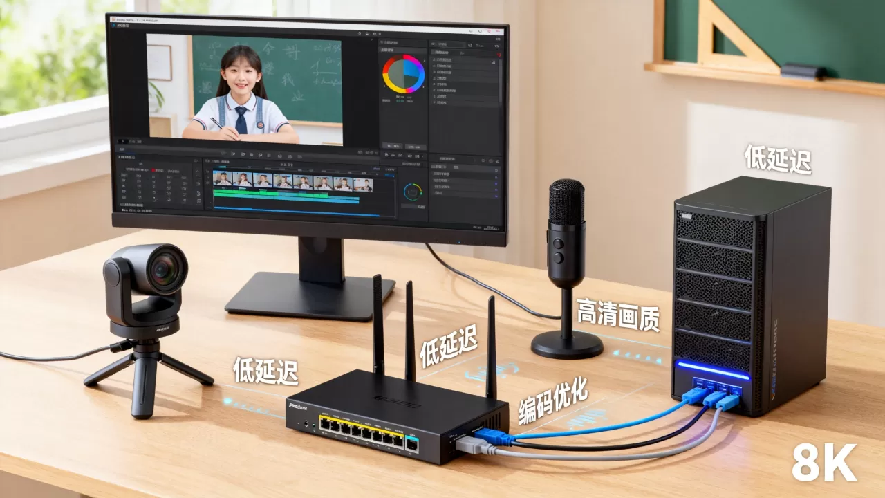 在线教育直播如何平衡低延迟与高清画质,低延迟高清直播技术难题 在线教育直播如何平衡低延迟与高清画质,低延迟高清直播技术难题