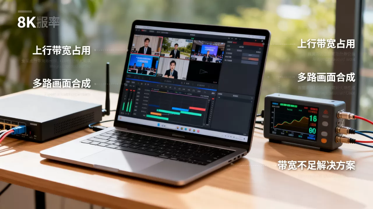 直播课多路画面合成会占用多少上行带宽?上行带宽不够怎么办 直播课多路画面合成会占用多少上行带宽?上行带宽不够怎么办