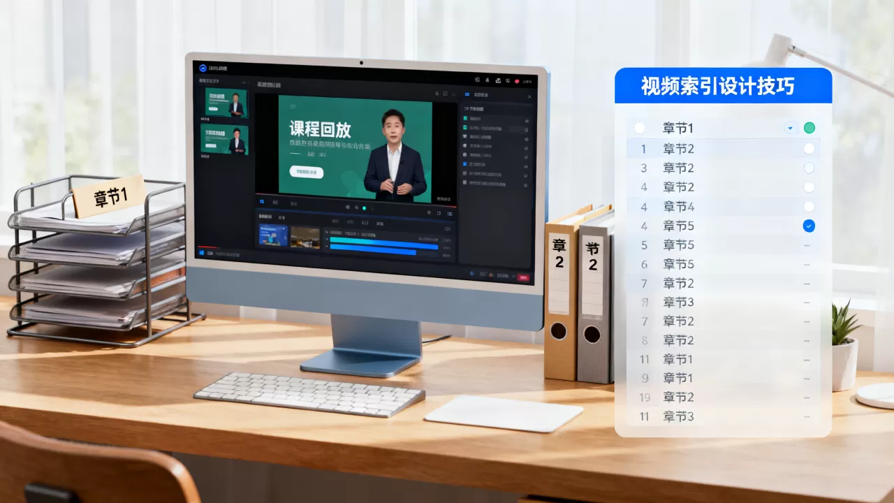 课程回放如何按章节切分存储?视频索引设计技巧 课程回放如何按章节切分存储?视频索引设计技巧