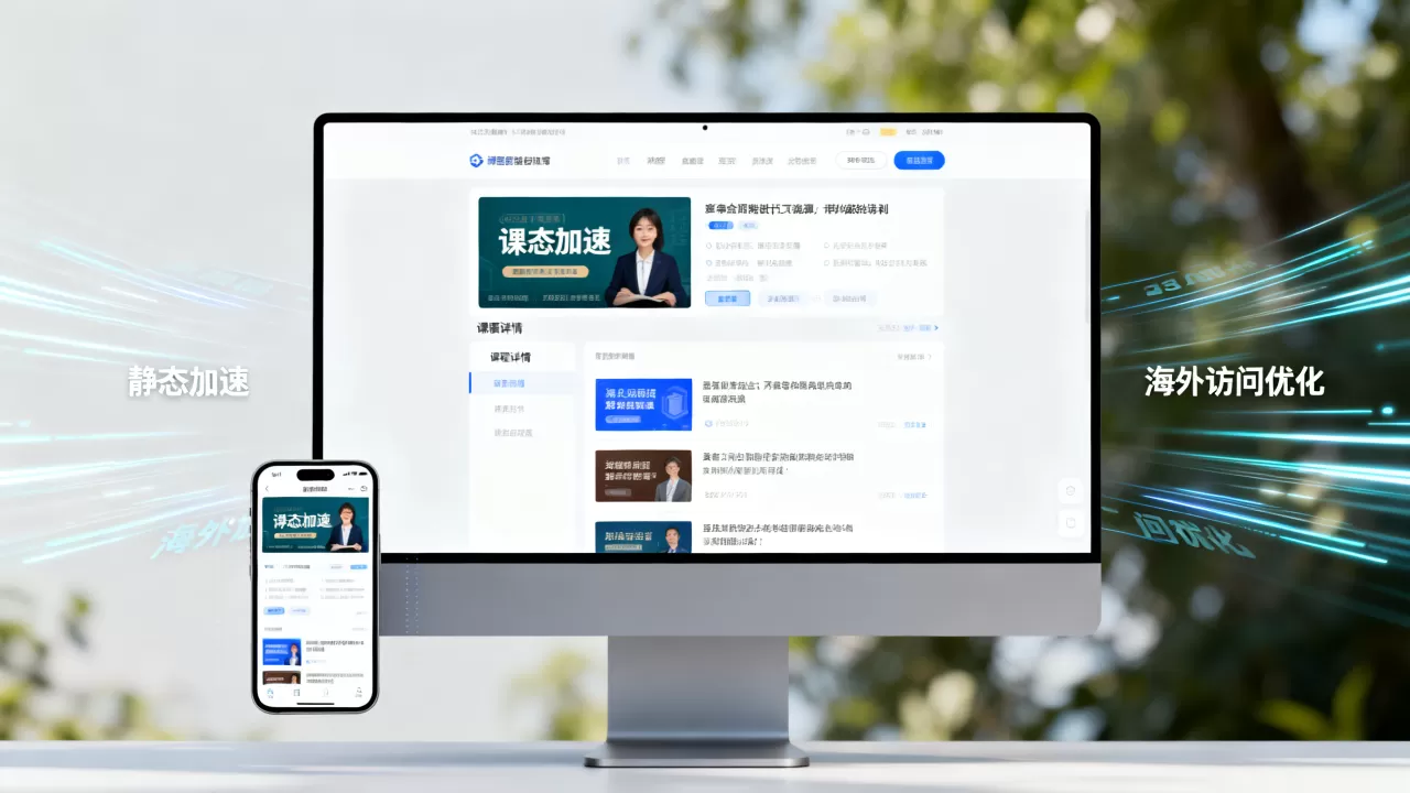 海外用户访问课程详情页的静态加速法 海外用户访问课程详情页的静态加速法