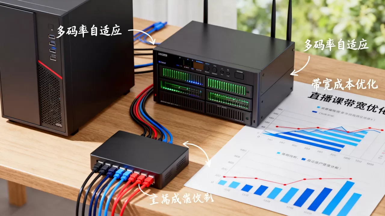 如何压降直播课多码率自适应带宽成本？直播带宽省钱妙招