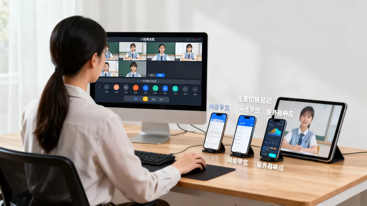 小班课轮播上台的连麦切换延迟怎么压，延迟高是什么原因