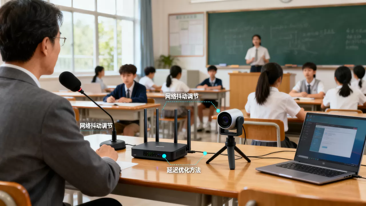 跨国课堂双向连麦如何控制网络抖动,延迟高怎么办 跨国课堂双向连麦如何控制网络抖动,延迟高怎么办