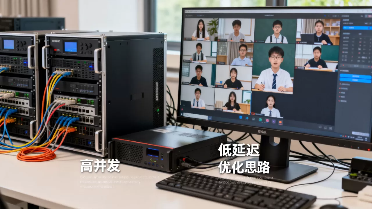 直播大班课高并发场景下的低延迟优化思路
