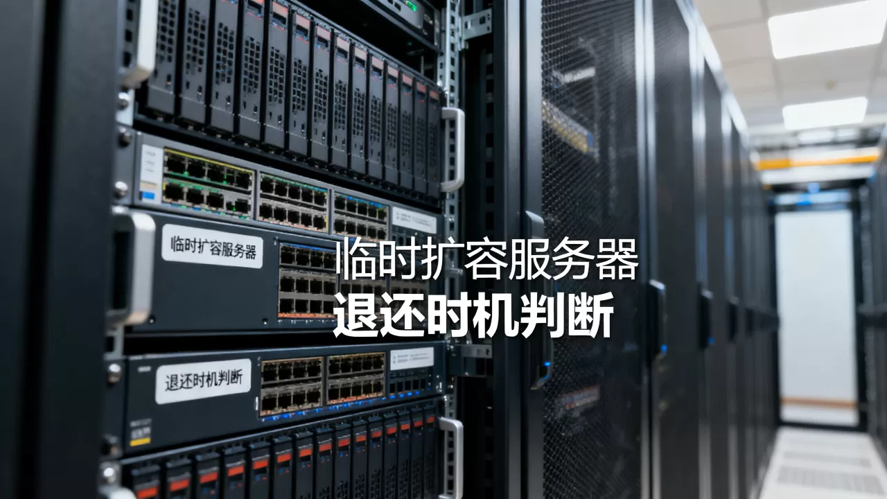 临时扩容的服务器何时该批量退还,如何判断最佳退还时机? 临时扩容的服务器何时该批量退还,如何判断最佳退还时机?