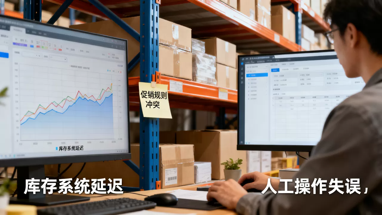 大促复盘超卖根因有哪些，三种可能是什么原因，如何避免超卖