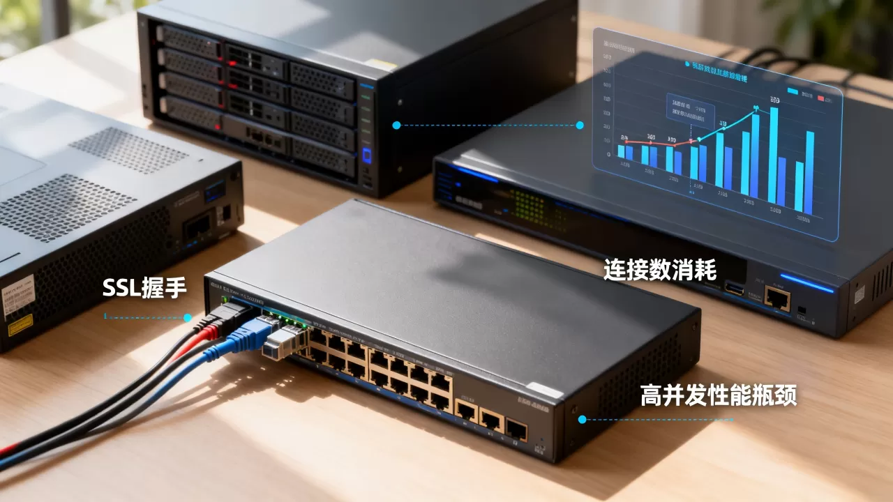 大促时SSL握手开销如何消耗连接数,高并发下性能瓶颈在哪? 大促时SSL握手开销如何消耗连接数,高并发下性能瓶颈在哪?