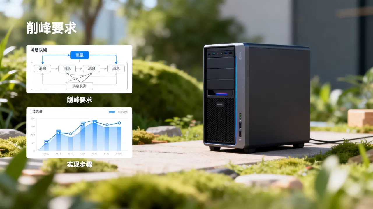 拼团成团通知对消息队列的削峰要求是什么，如何实现？