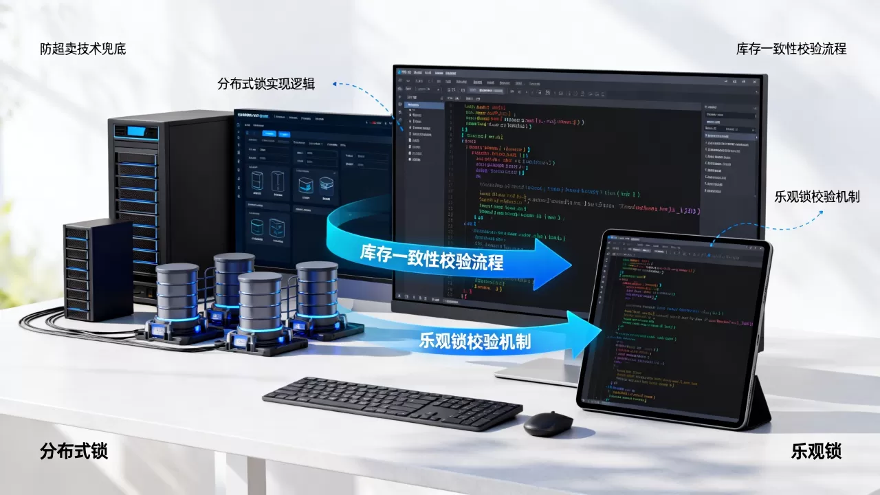 防超卖的库存一致性靠哪些技术兜底,分布式锁和乐观锁怎么实现 防超卖的库存一致性靠哪些技术兜底,分布式锁和乐观锁怎么实现