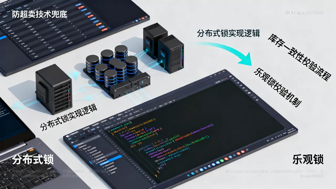 防超卖的库存一致性靠哪些技术兜底,分布式锁和乐观锁怎么实现 防超卖的库存一致性靠哪些技术兜底,分布式锁和乐观锁怎么实现
