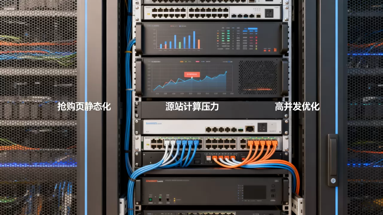 抢购页静态化能减轻多少源站计算压力?高并发时如何优化服务器性能 抢购页静态化能减轻多少源站计算压力?高并发时如何优化服务器性能