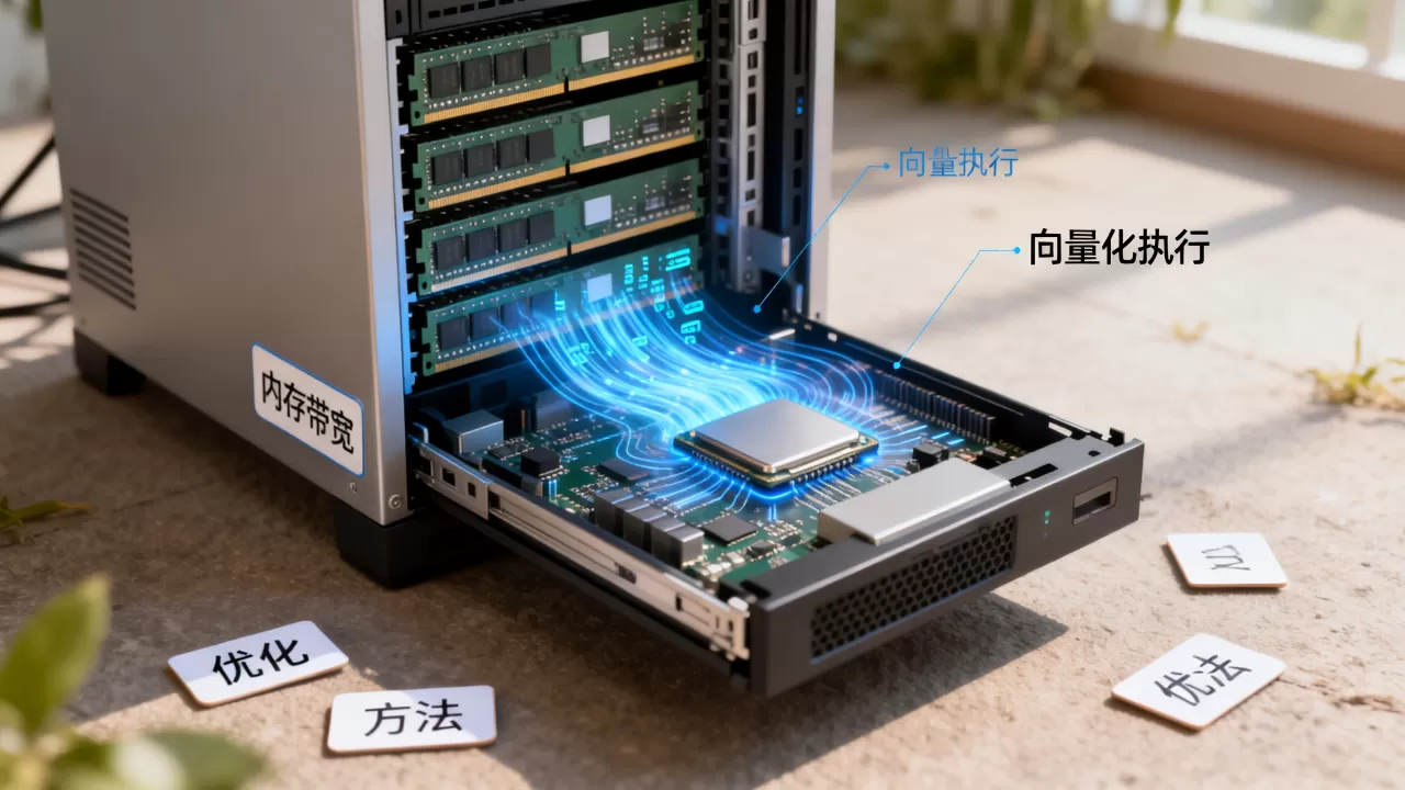 为什么分析型数据库的向量化执行对内存带宽更敏感？内存带宽优化方法