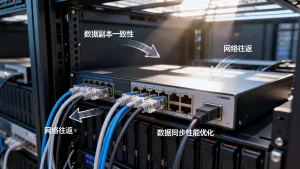 数据副本一致性级别越高对网络往返要求越严吗，如何优化数据同步性能？